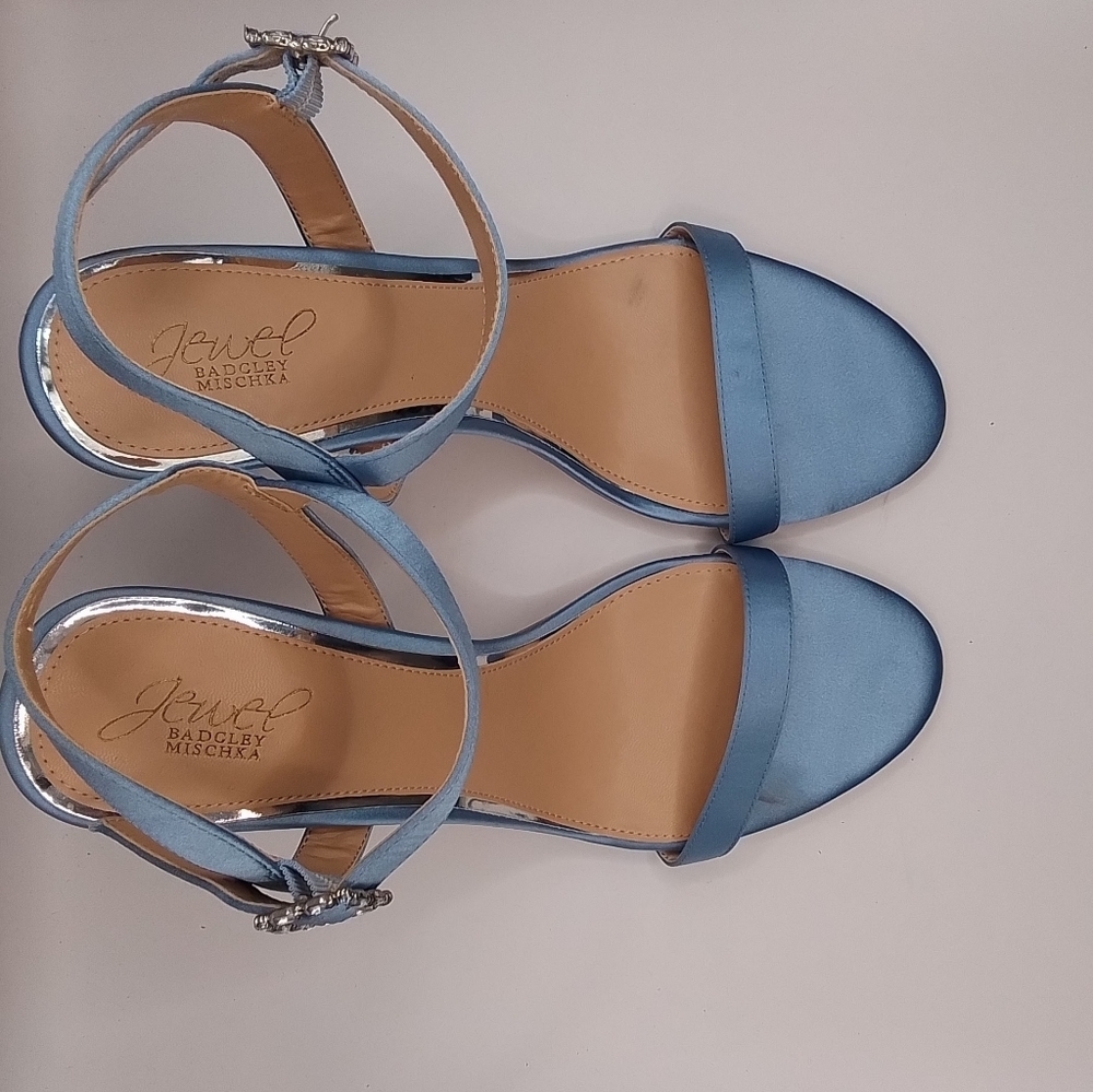 JEWEL BADGLEY MISCHKA Arlina Glitter Sandal SZ 11 - Picture 6 of 10
